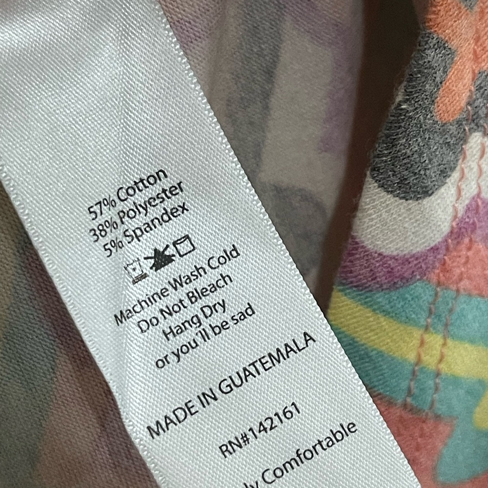 New LuLaRoe M Irma Patterned High Low‎ Tunic with Stretch - Picture 2 of 9
